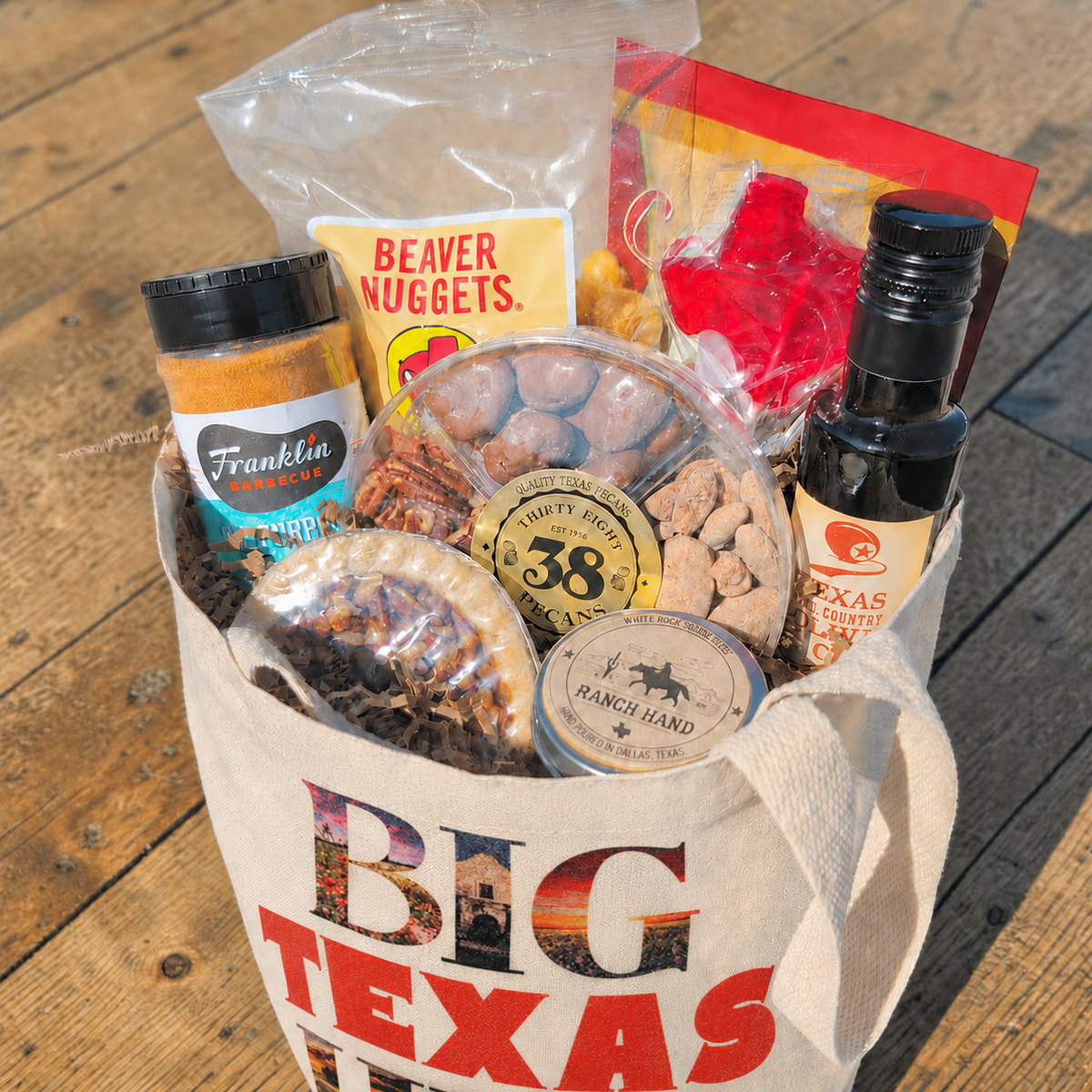 Create Your Own Big Texas Hug Gift Tote