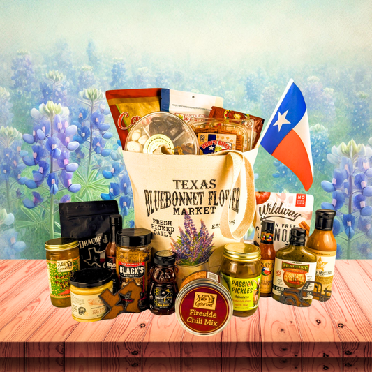 Bluebonnet Flower Market Gift Tote