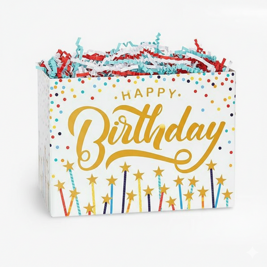 Happy Birthday Basket Box