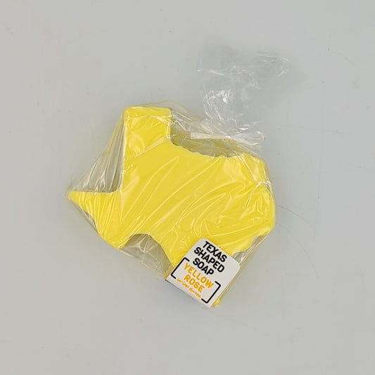 Texas Yellow Rose Soap with Shea Butter – Texas-Shaped Bar