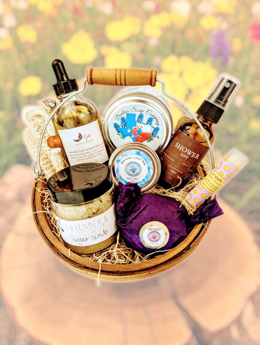 Hill Country Serenity Spa Gift Basket