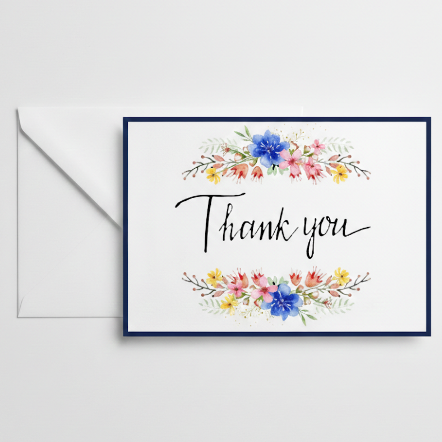 Thank You Wildflowers Greeting Card
