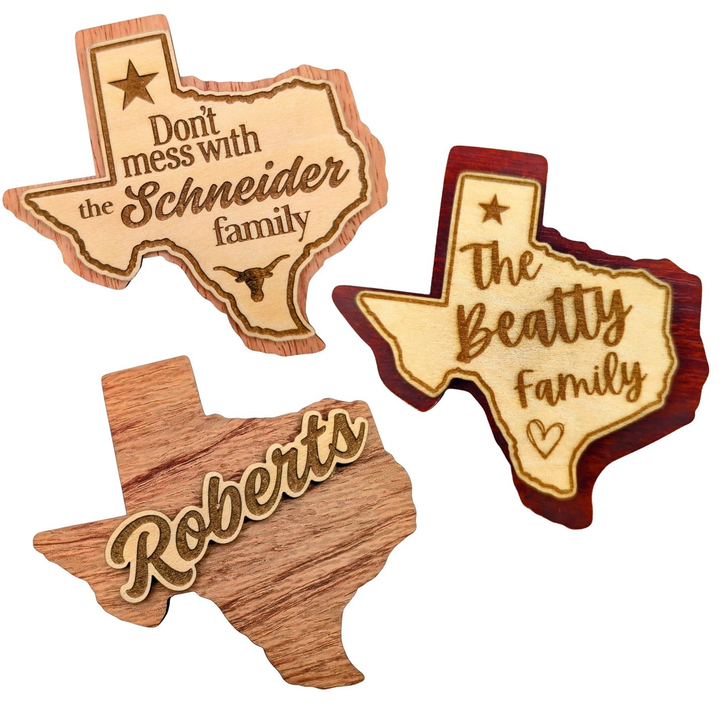 FREE Custom-Engraved Texas Shaped Magnet