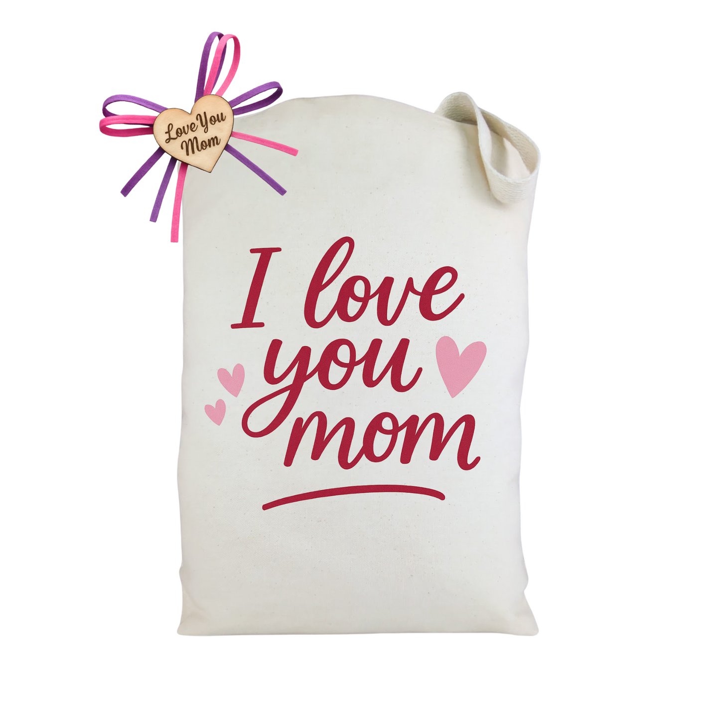 Create your own I Love You Mom Gift Tote