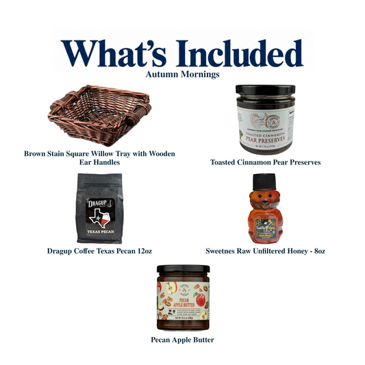 What's included in Autumn Mornings: each included item individually labeled.