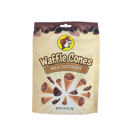bucees milk chocolate waffle cones