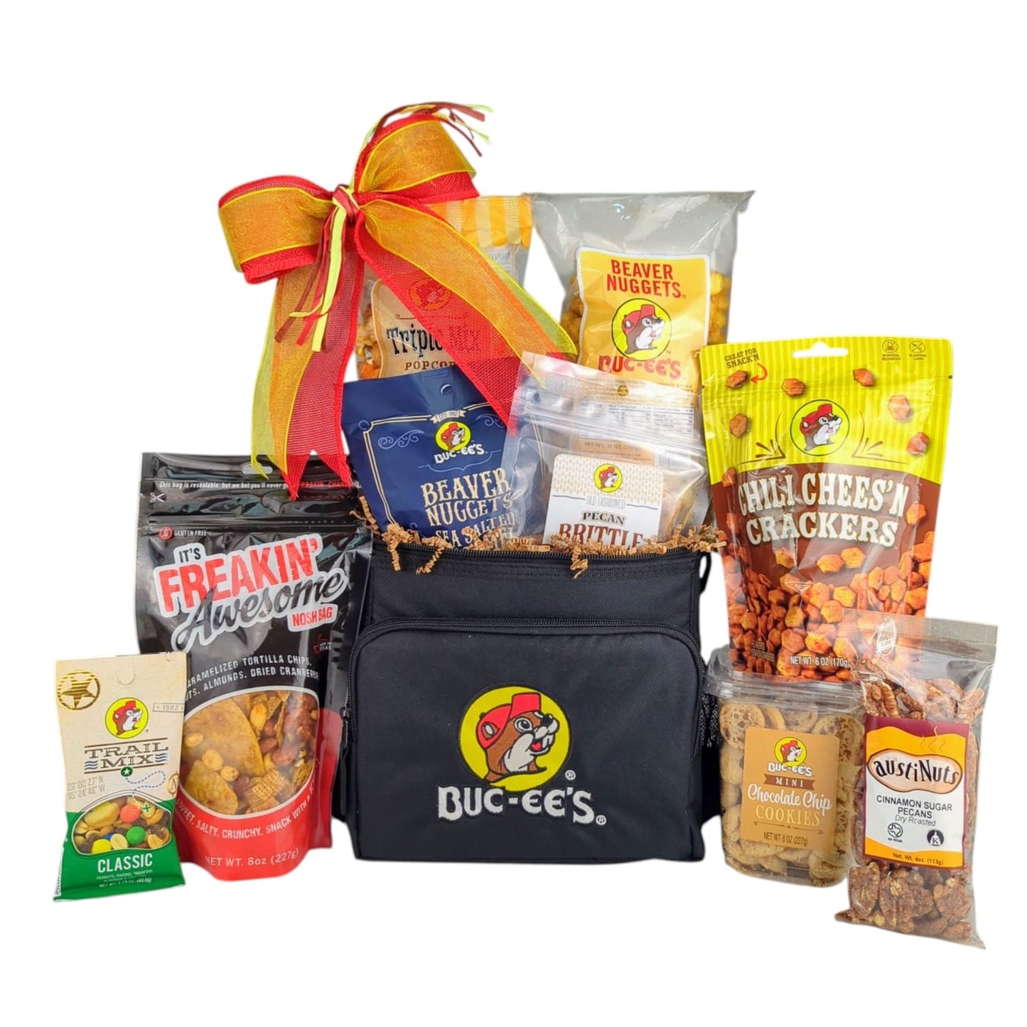 Create Your Own Buc-ee’s Black Lunch Box Cooler Gift Basket - FREE US MAINLAND SHIPPING!