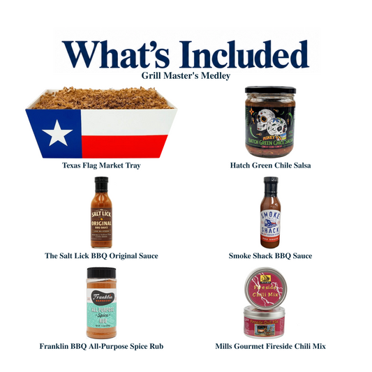 What's included in Grill Master's Medley: each included item individually labeled.