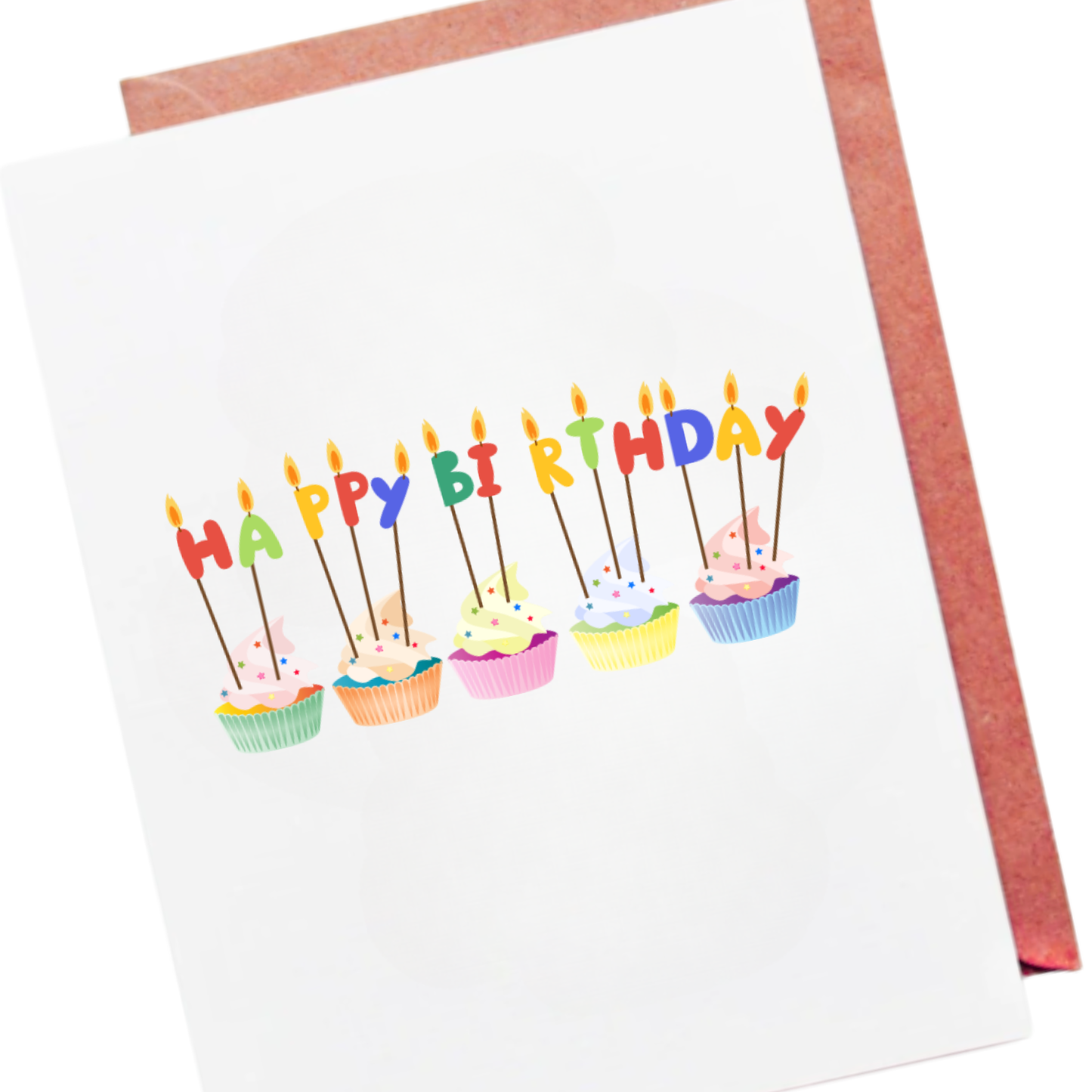 Birthday Cupcakes Greeting Card