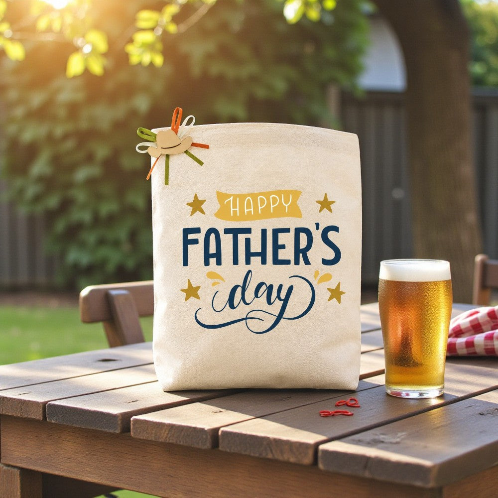 Create Your Own Happy Father's Day Gift Tote