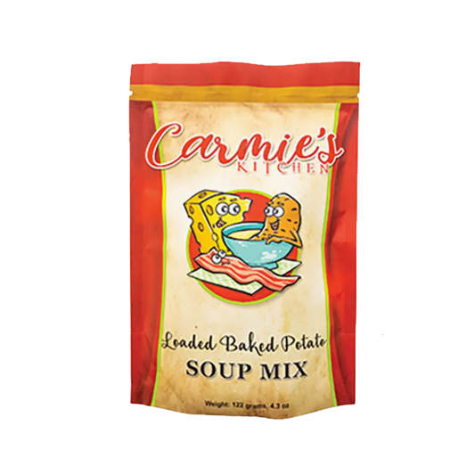 a packet of loaded baked potato soup mix