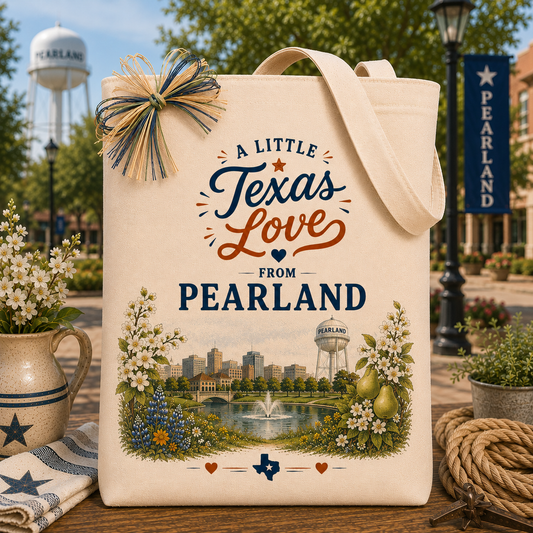 Create Your Own "A Little Texas Love from Pearland" Gift Tote