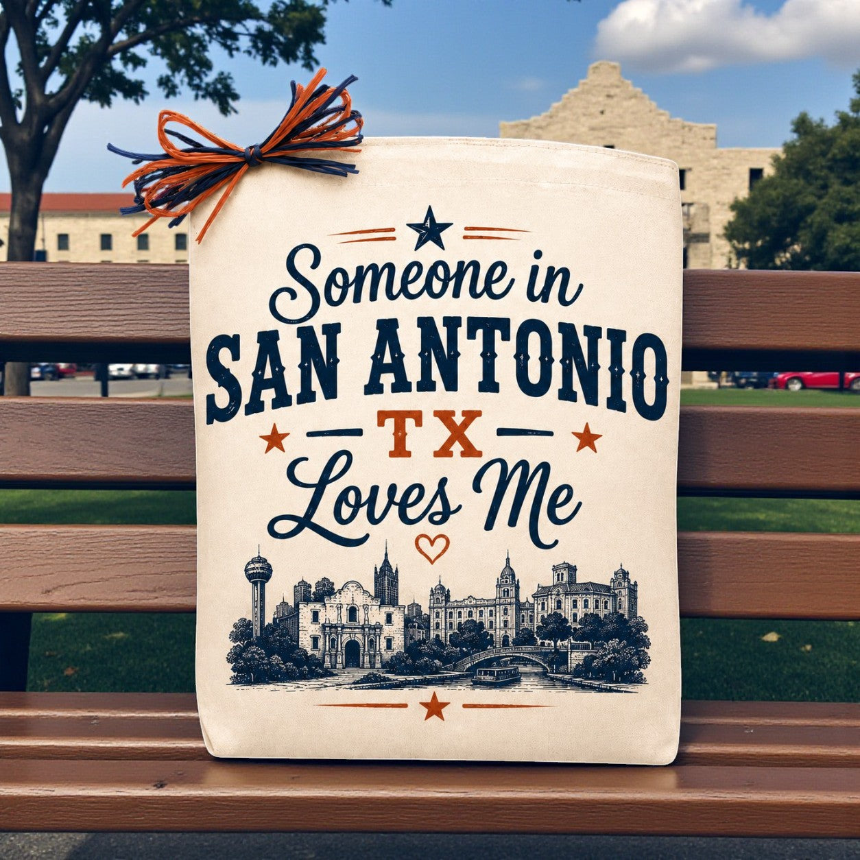 Create Your Own Someone in San Antonio TX Loves Me Gift Tote