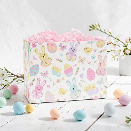 Create Your Own Easter Bunnies & Blossoms Gift Basket Box