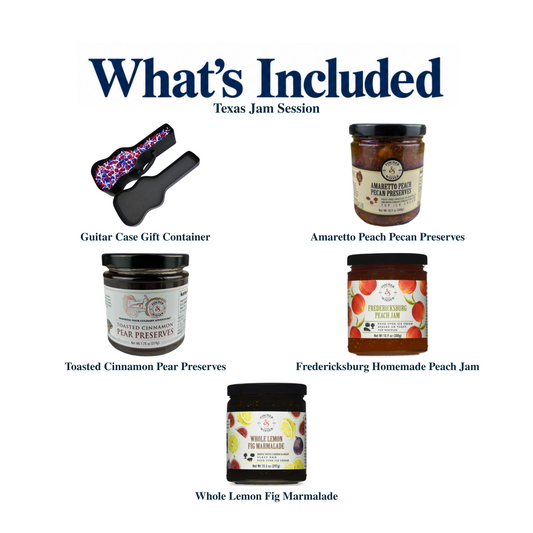 What's included in Texas Jam Session: each included item individually labeled.