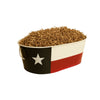 Texas Flag Metal Tin Container
