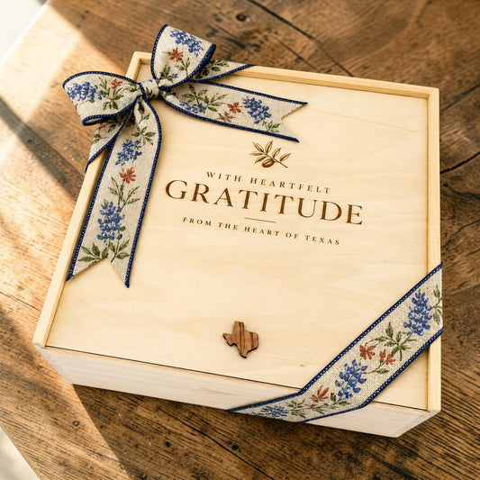 Create Your Own "With Heartfelt Gratitude From the Heart of Texas" Wood Gift Box