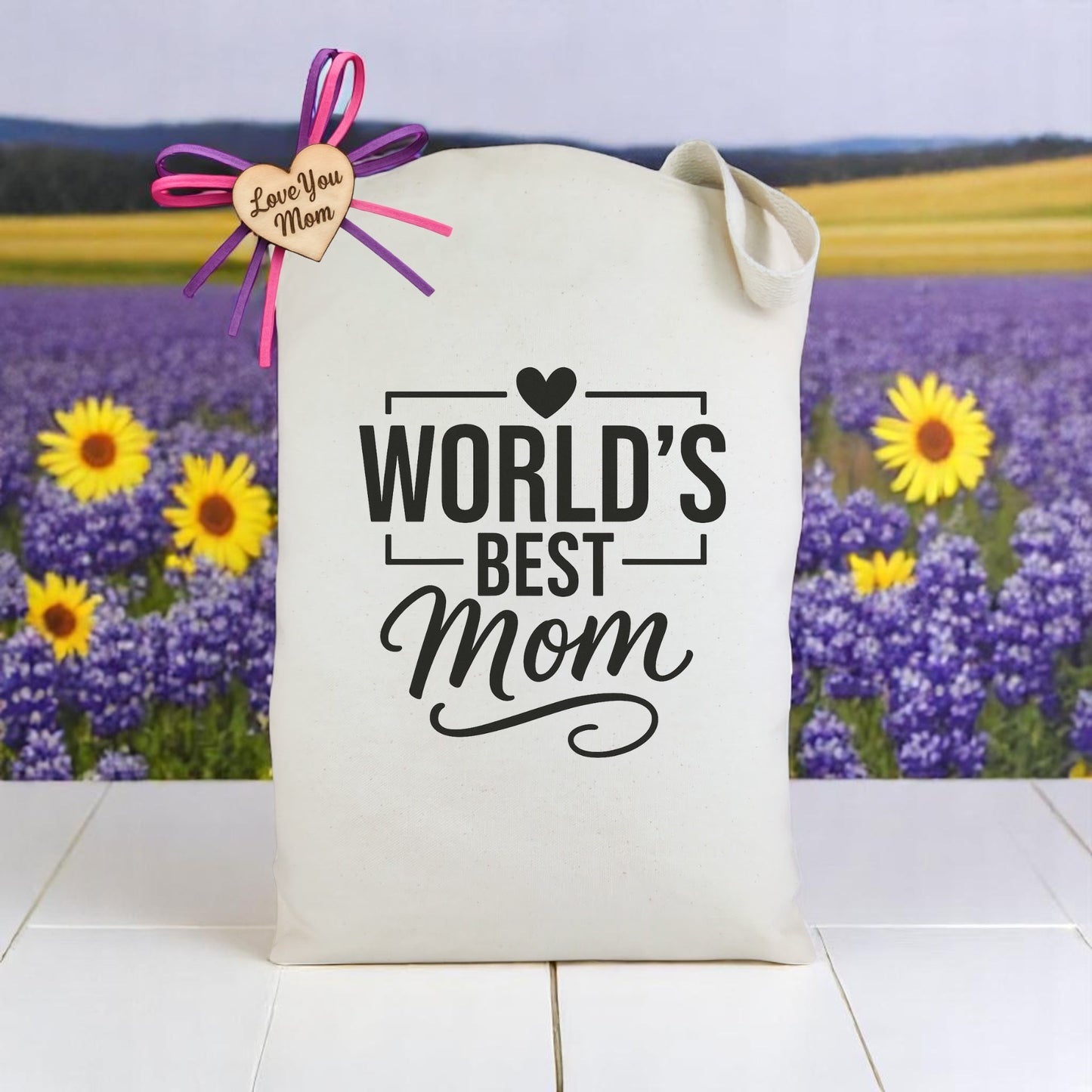 Create your own World's Best Mom Gift Tote