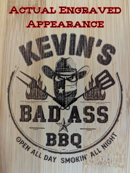 The Bad Ass BBQ Scraper – Custom-Engraved Grill Scraper with Built-in Bottle Opener