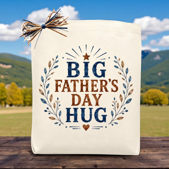 Create Your Own Big Texas-Sized Father's Day Hug Gift Tote