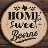 OPTIONAL Home Sweet Boerne Wood Slice Coaster