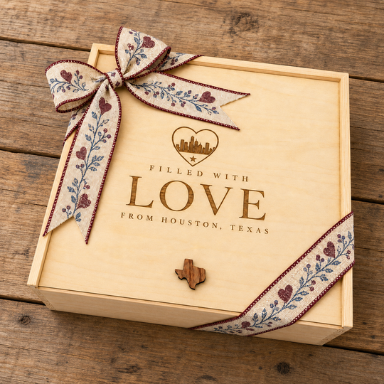 Create Your Own Filled With Love from Houston Wooden Gift Box