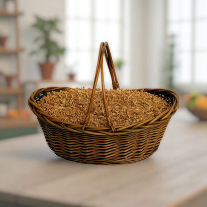 Create your own Brown Willow Gift Basket
