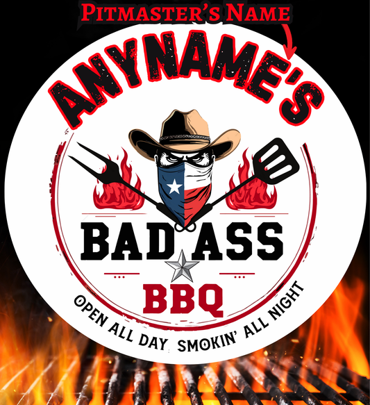 Personalized Texas BBQ Bucket