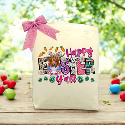 Create your Own Happy Easter Y'all Gift Tote