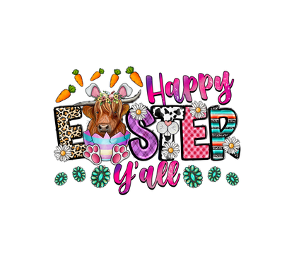 Create your Own Happy Easter Y'all Gift Tote