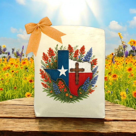 Create your own Faith in the Heart of Texas Tote Bag