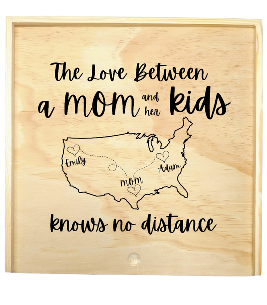 Wood Box Custom Lid Engraving