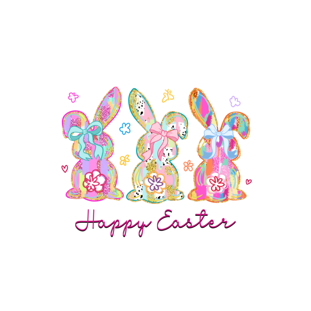 Create your Own Coquette Easter Bunny Gift Tote