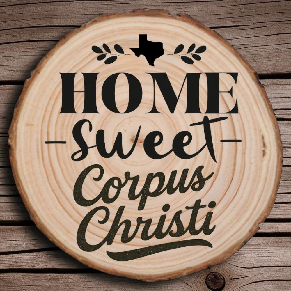 Corpus Christi Wood Slice