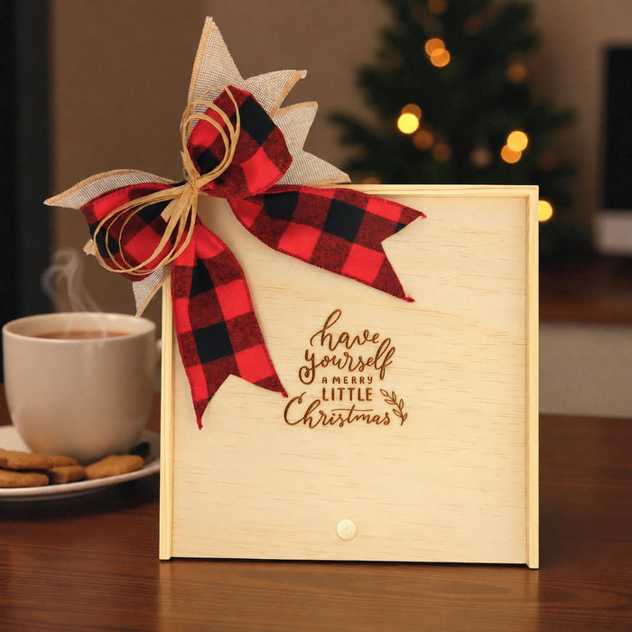 Have Yourself a Merry Little Christmas Wooden Gift Box