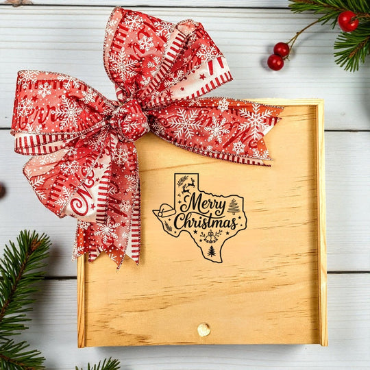 Create Your Own Merry Christmas Wooden Gift Box