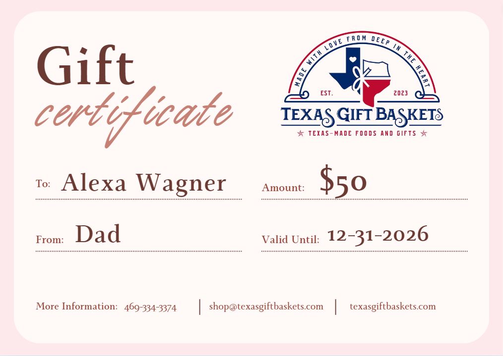 $50 Gift Certificate