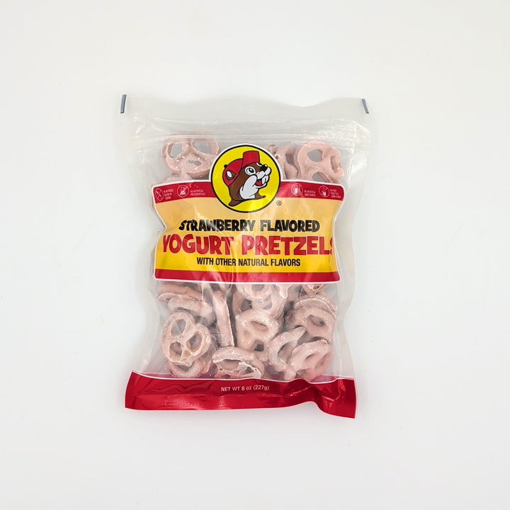 Buc-ees Raspberry Yogurt Pretzels