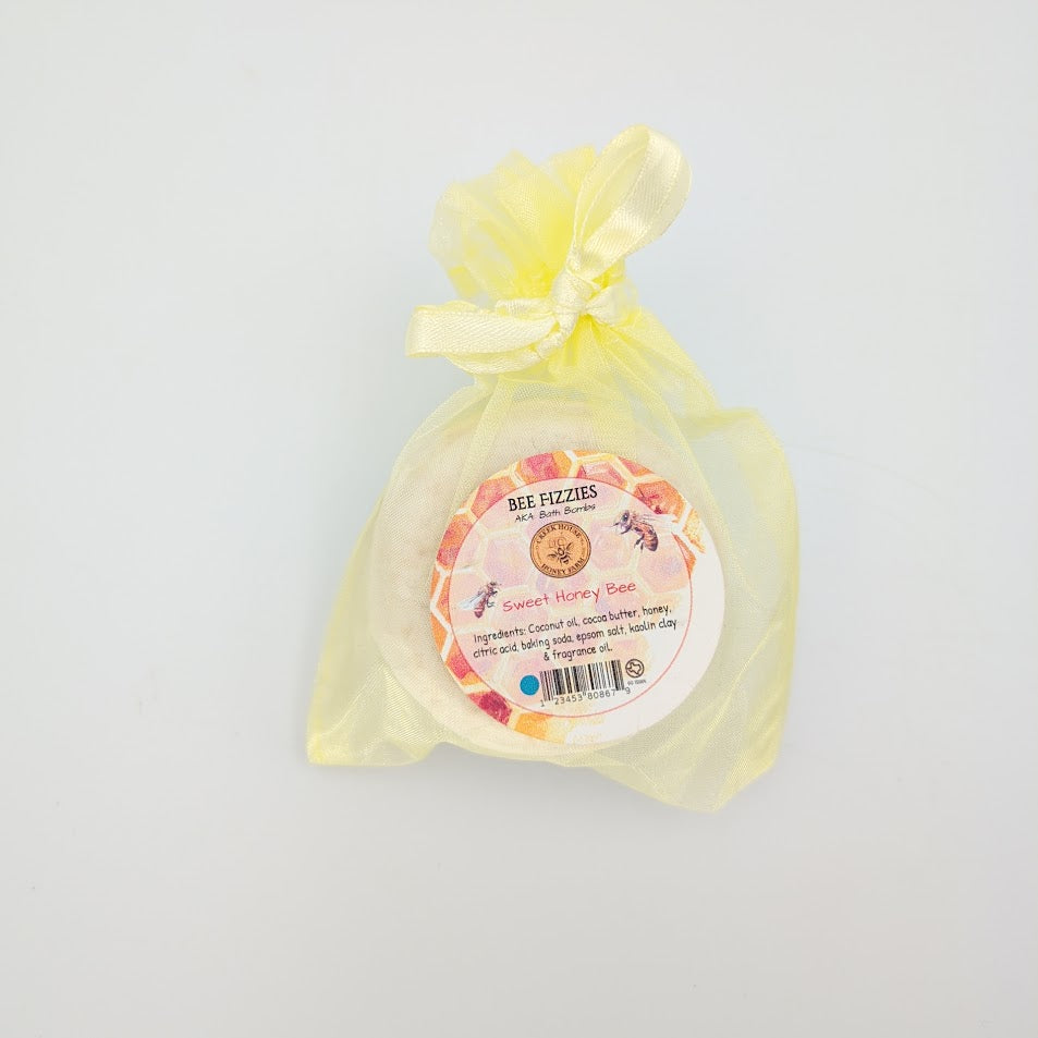 Bee Calm Sweet Honey Bee Bath Bomb - 2 Pack