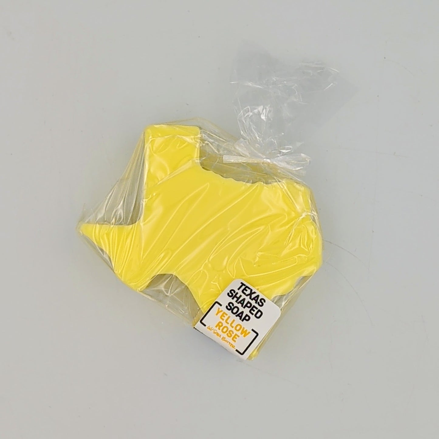 Texas Yellow Rose Soap with Shea Butter – Texas-Shaped Bar