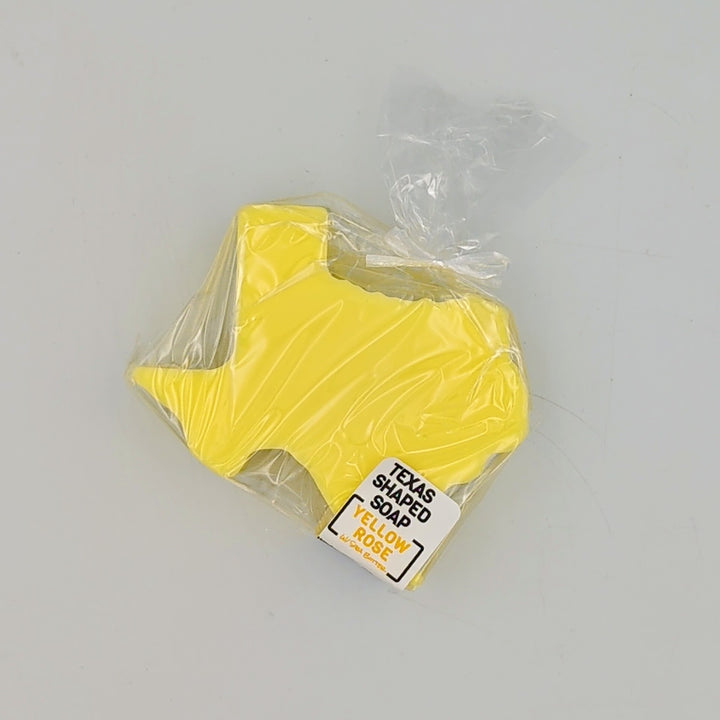 Texas Yellow Rose Soap with Shea Butter – Texas-Shaped Bar