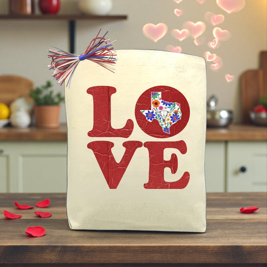 Create Your Own LOVE TEXAS Gift Tote