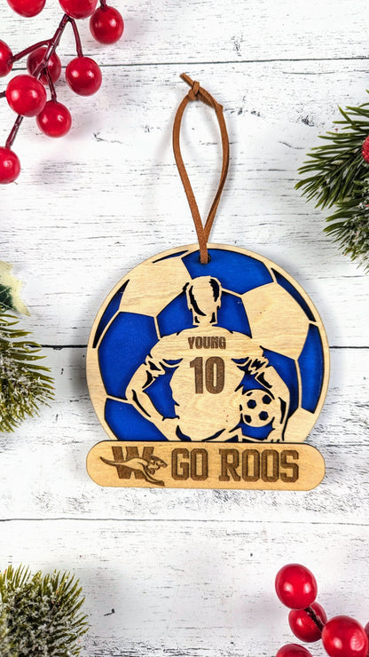 Parker County Athletics Custom Ornament