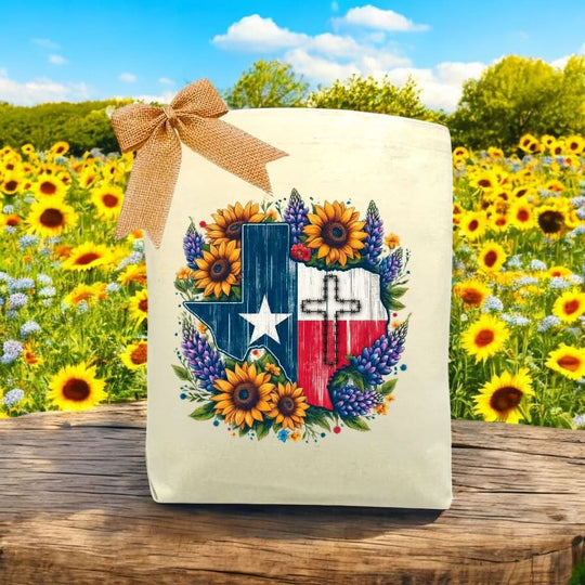 Create Your Own Texas Faith & Flowers Gift Tote