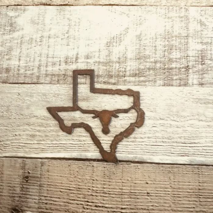 Texas Outline with Longhorn State