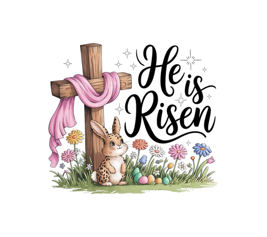 Risen Easter Bunny Gift Tote