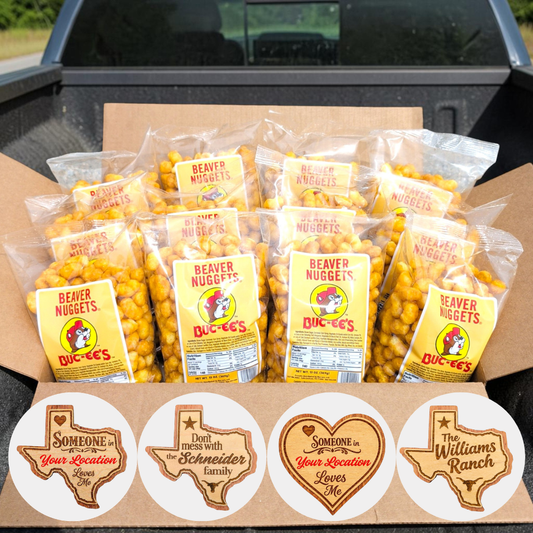 Buc-ee’s Beaver Nuggets 12-Pack + FREE Custom Magnet