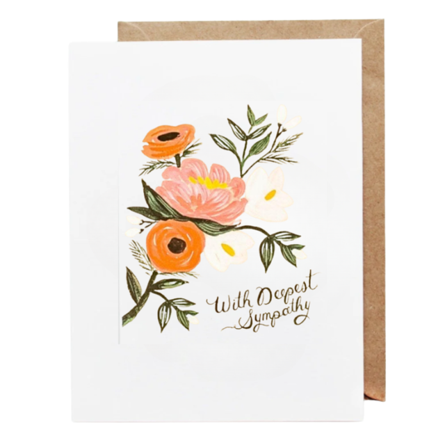 With Deepest Sympathy Greeting Card