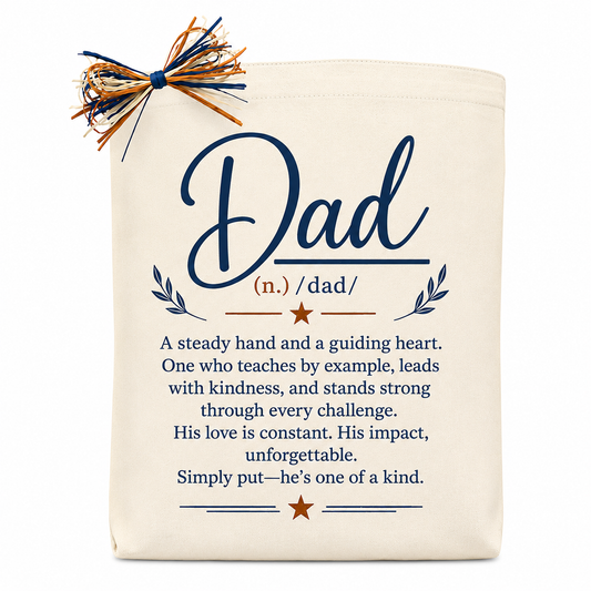 Definition of Dad Tote Bag