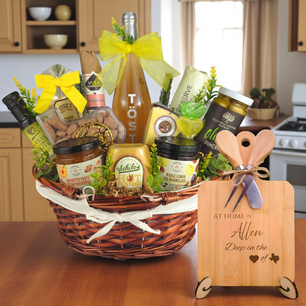 Allen Home Texas Celebration Basket
